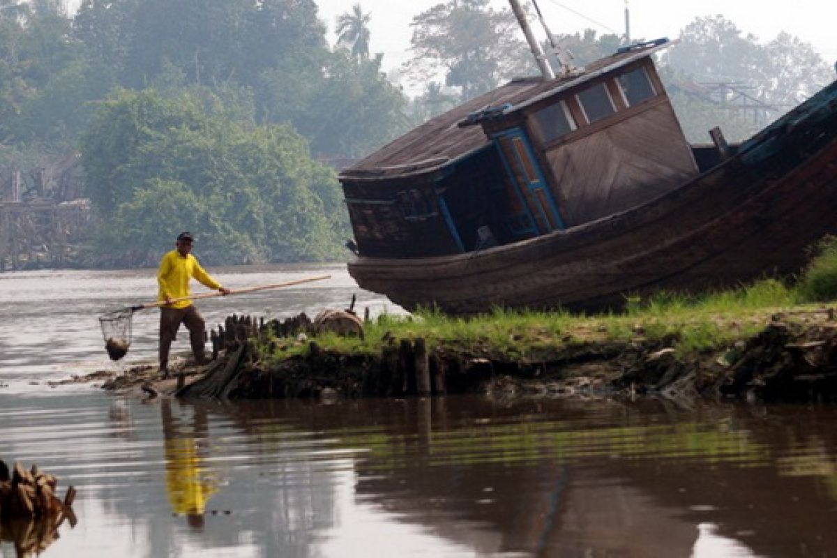 Sungai Siak alami abrasi  satu meter pertahun