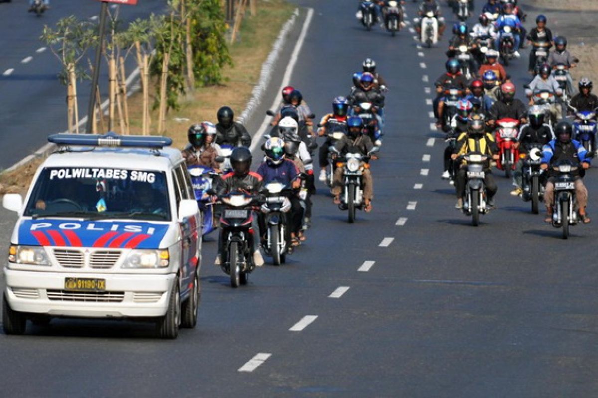 Polisi Siap Kawal Rombongan Pemudik Sepeda Motor