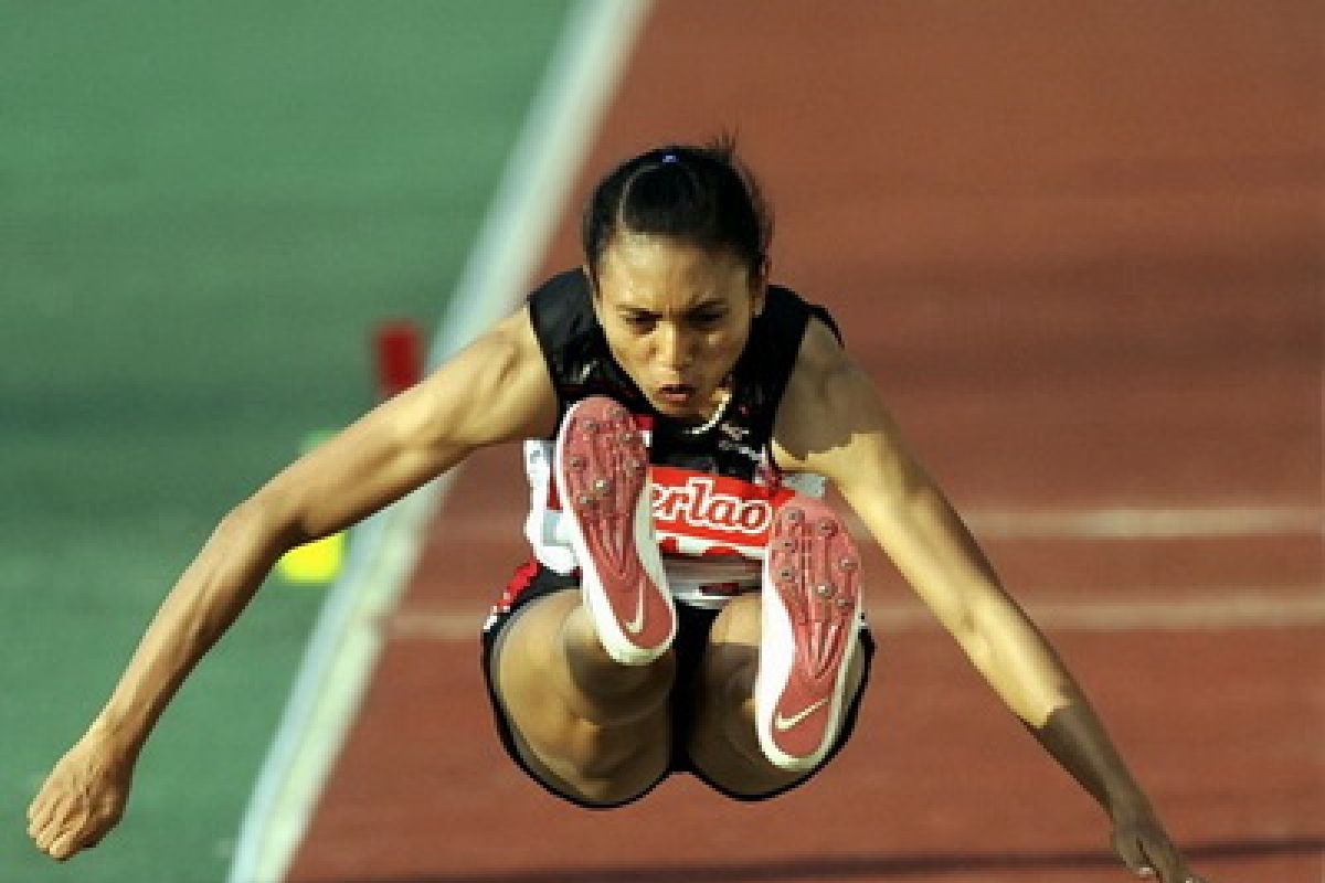 Maria raih emas lompat jauh Asian Games