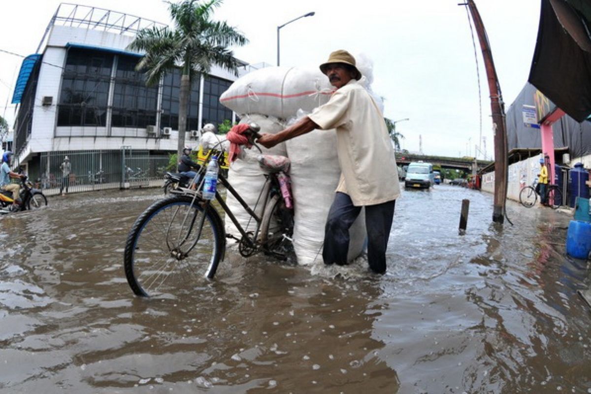Banjir Rob Genangi Ratusan Rumah di Karawang