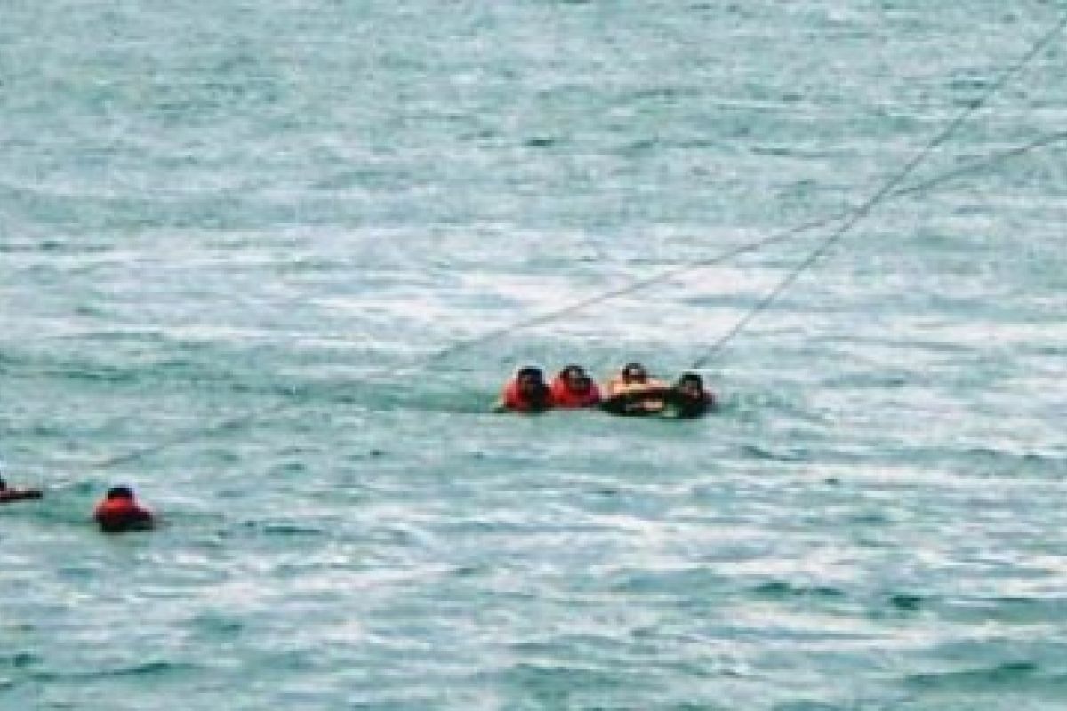 SAR Tanjungpinang simulasi penyelamatan di laut Senayang