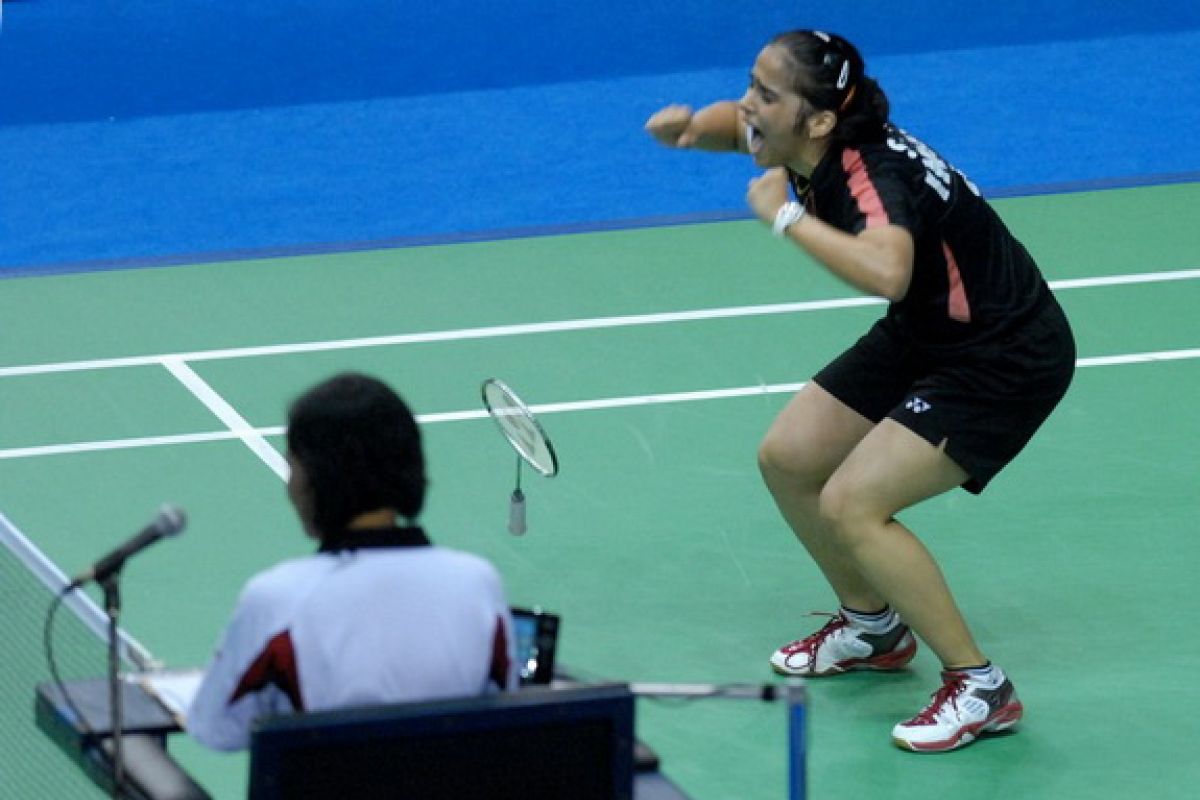 Saina Rebut Gelar Tunggal Putri Swiss Terbuka