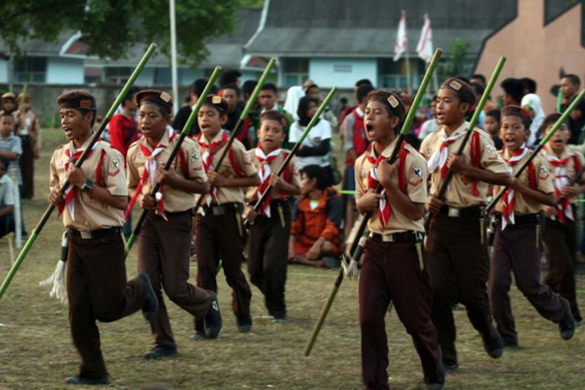 20 ribu pramuka pecahkan rekor senam bersama