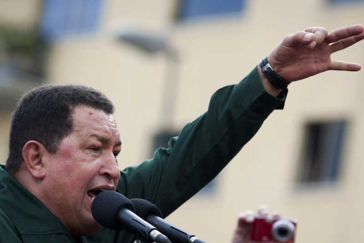 Chavez says capitalism may have destroyed life on Mars