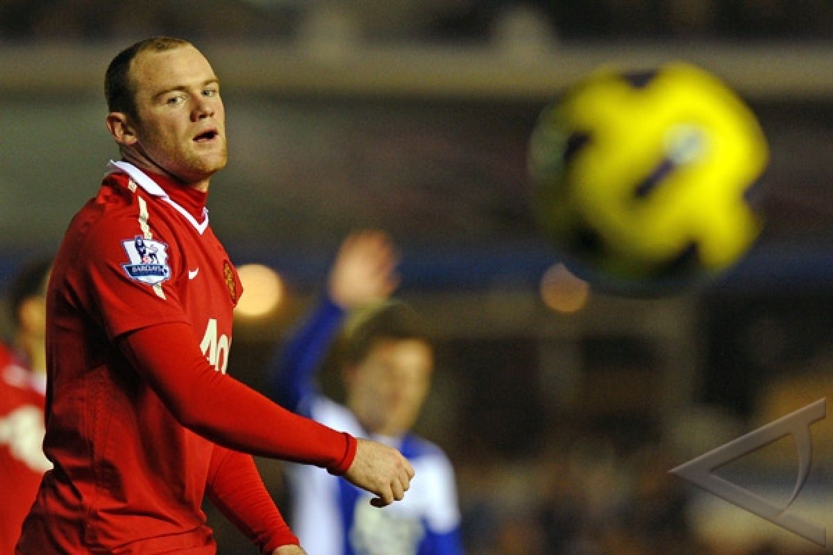 Gol ajaib Rooney antarkan MU menang