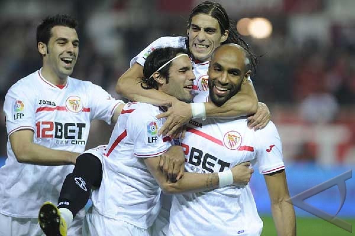 Sevilla telan Valencia 2-0 pada semifinal I Liga Europa