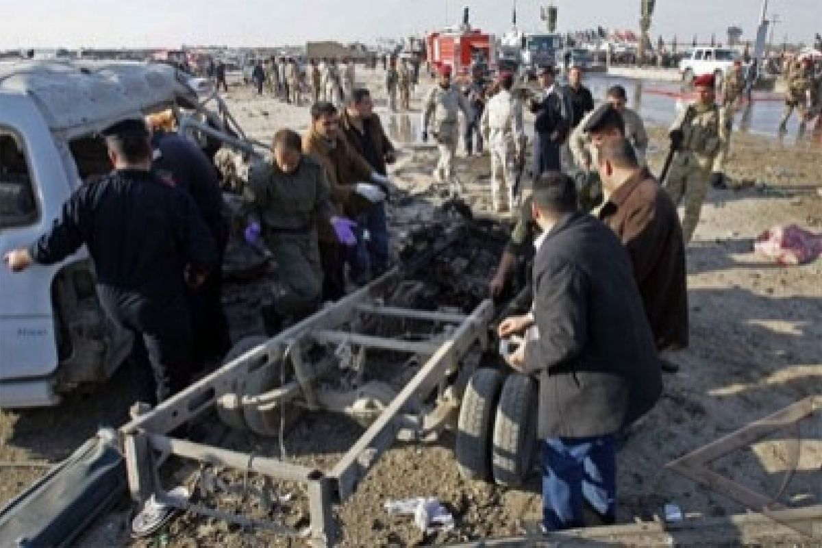 50 dead in Iraq as suicide blasts rock holy city