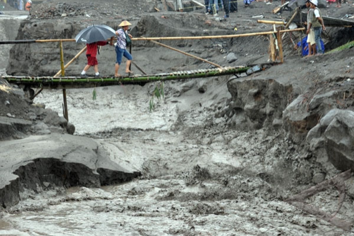 Banjir lahar di kawasan Gunung Merapi