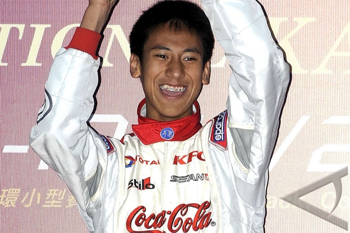 Sean Gelael juara karting Asia di Sentul