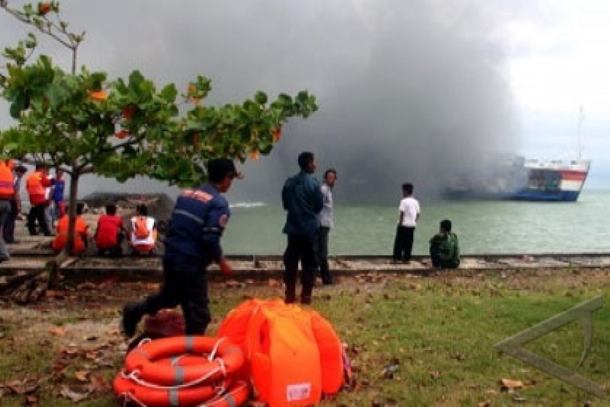 Korban Tewas Kebakaran Feri 19 Orang