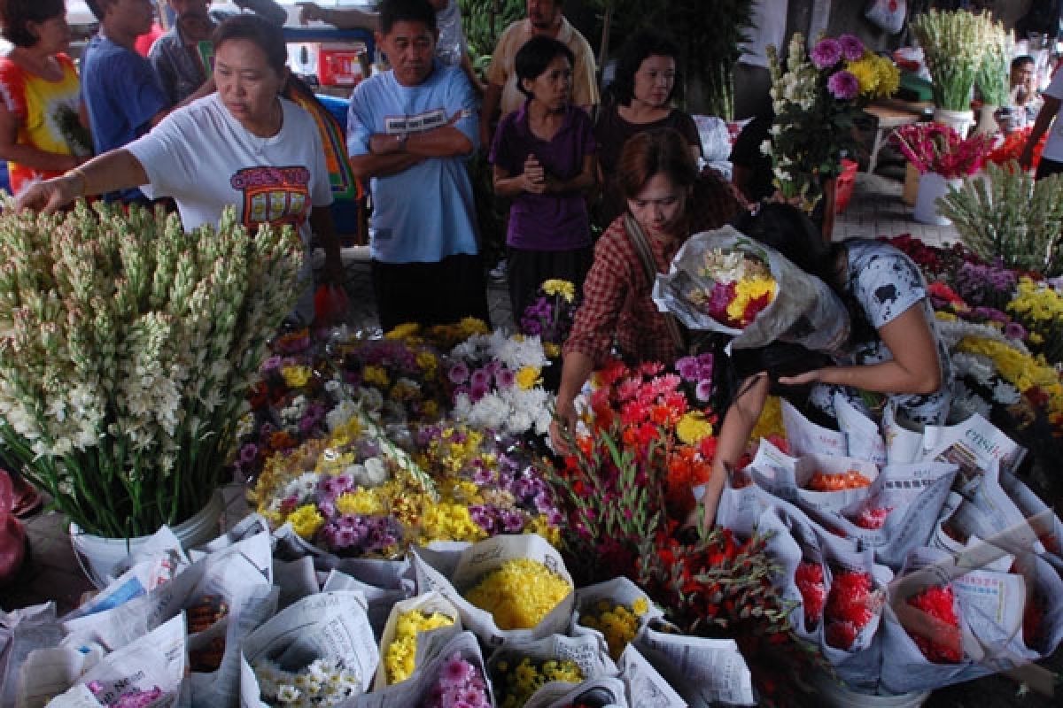 Pedagang bunga sedap malam di Bandung raup untung