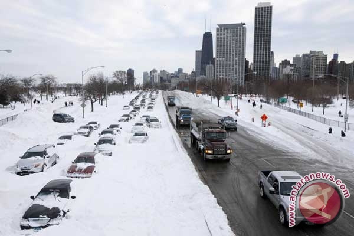 40 kecelakaan mobil terjadi di Perm, Rusia