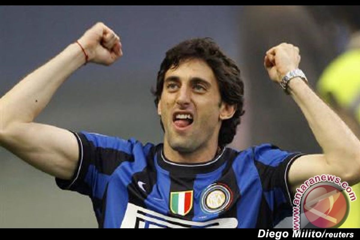 Milito tinggalkan Inter setelah lima tahun