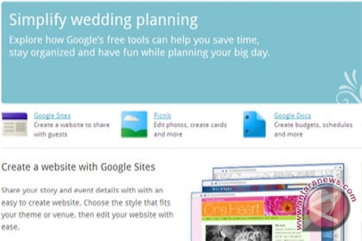Rayakan Pernikahan dengan Google Weddings