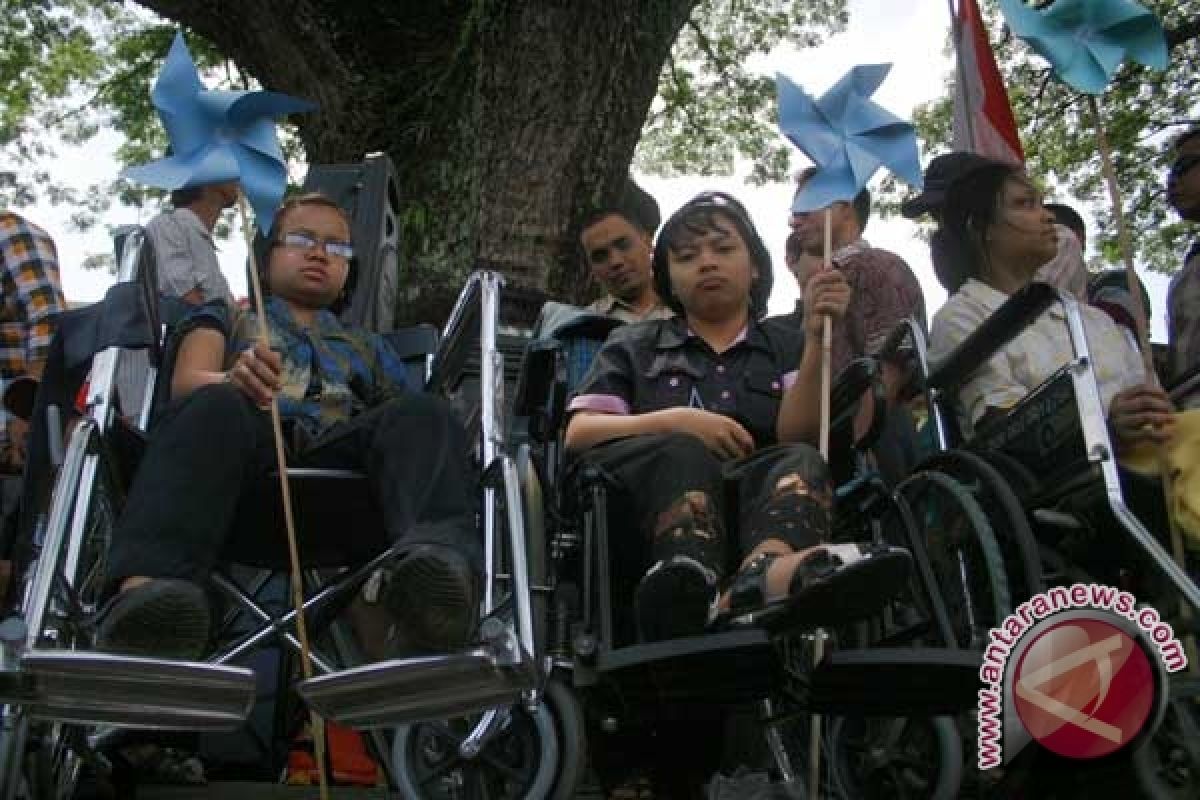 12 ribu penyandang disabilitas Indonesia ikuti jalan santai