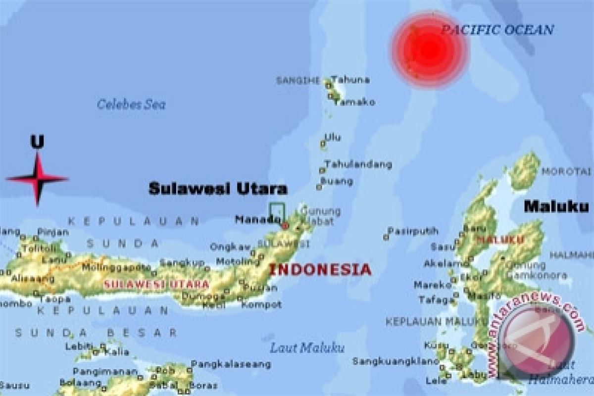 Sulawesi Utara dua kali diguncang gempa