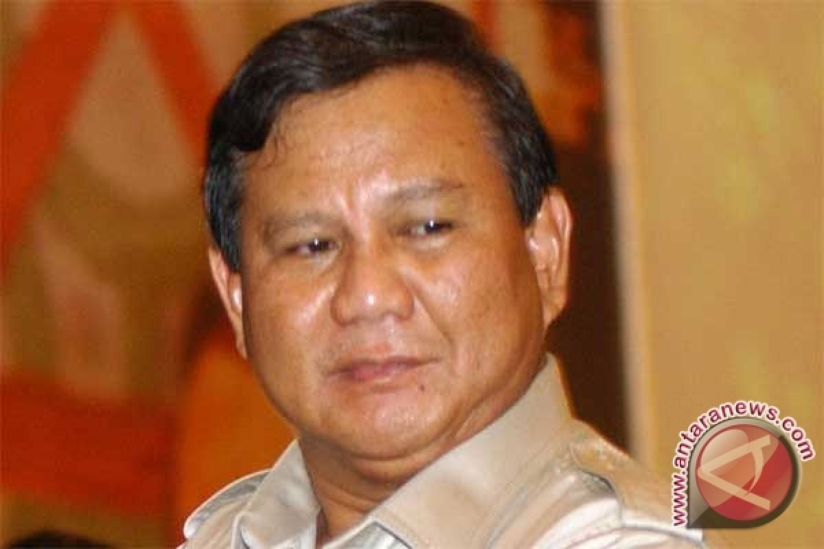 Survei: Prabowo memiliki suara tertinggi jadi capres 