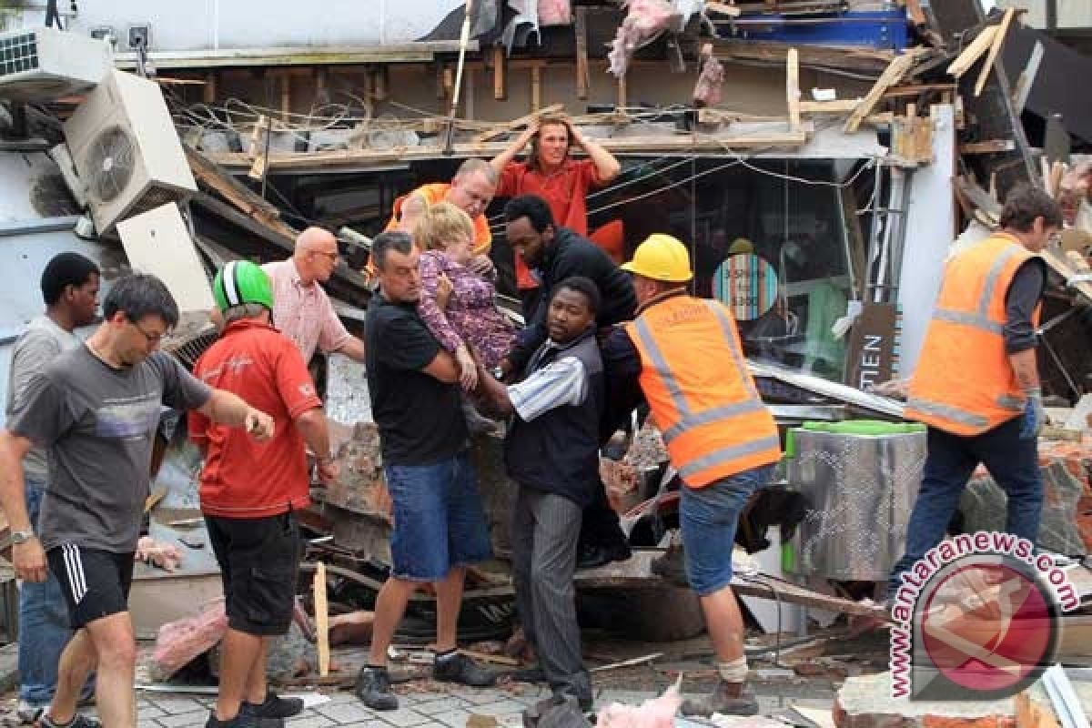 Korban Gempa Selandia Baru Capai 145 Orang 