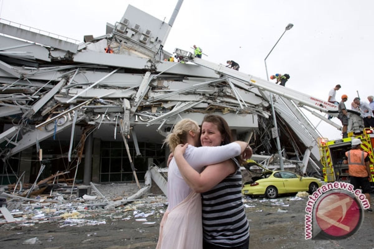 Korban Tewas Gempa Christchurch Bertambah Jadi 76 