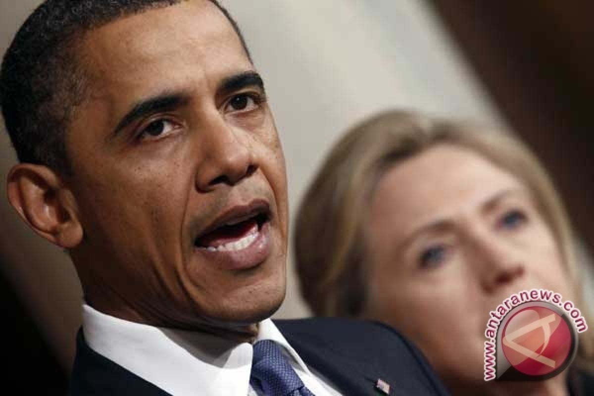 Obama-Hillary makan siang bersama