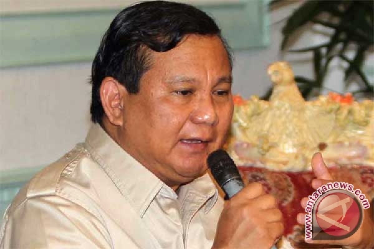 Prabowo Tegaskan untuk Maju sebagai Capres
