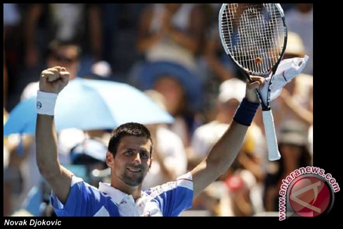 Djokovic Awali Kampanye Pertahankan Gelar dengan Menang