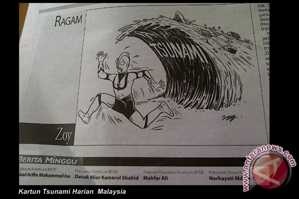 Koran Malaysia Minta Maaf Atas Kartun Tsunami 