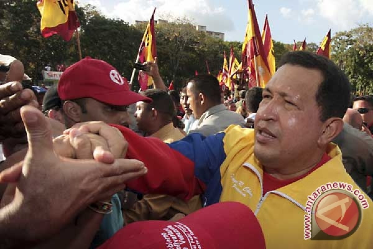 Rakyat Venezuela Sambut Chavez 