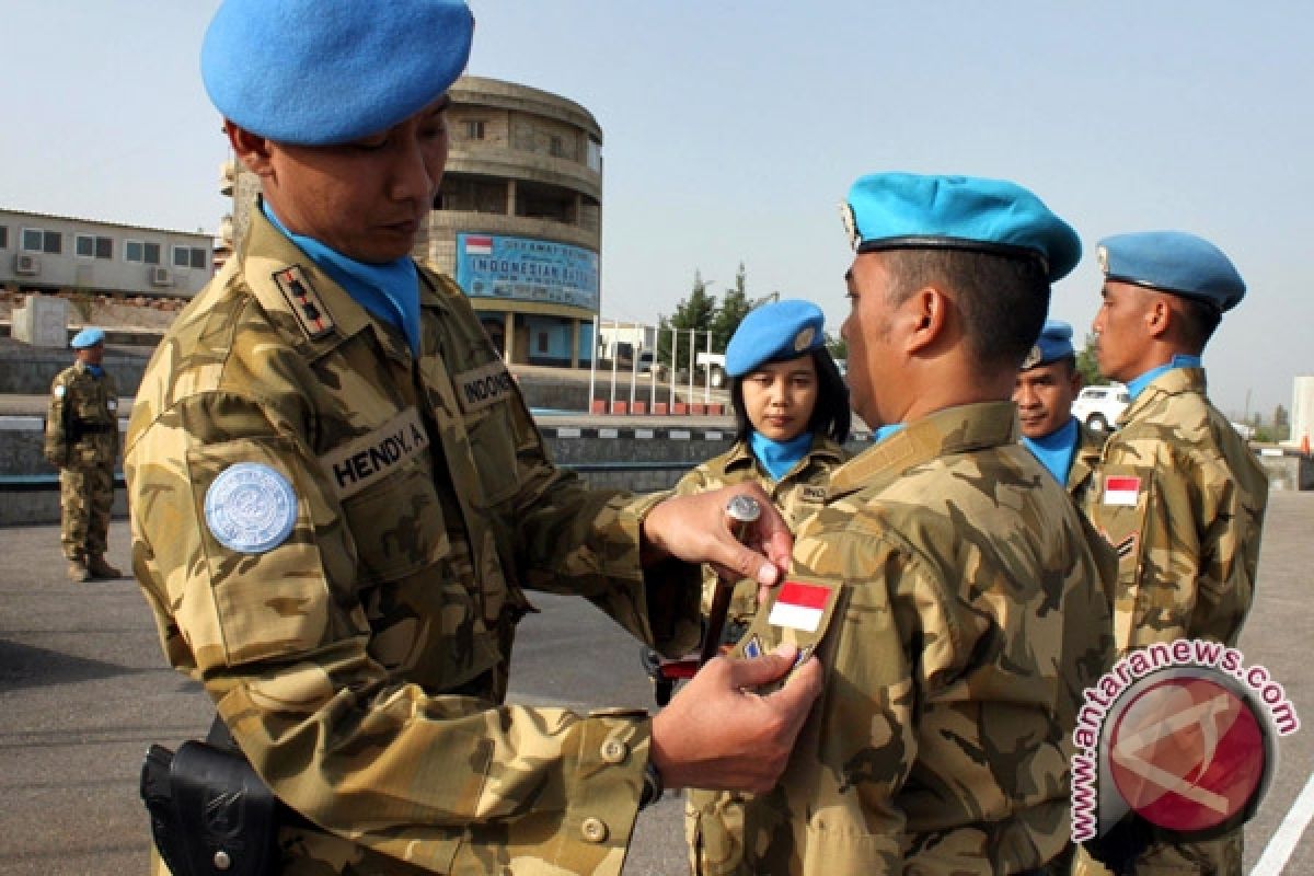 73 Prajurit Indobatt Naik Pangkat di Lebanon