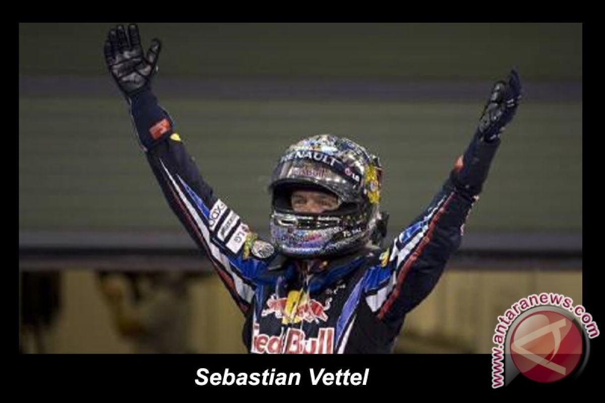 Kemenangan Vettel buat Red Bull juara 