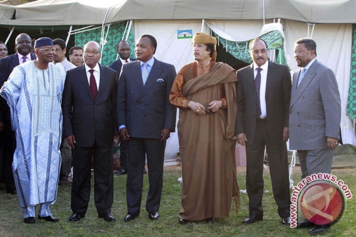 Gaddafi `accepts` African Union peace plan
