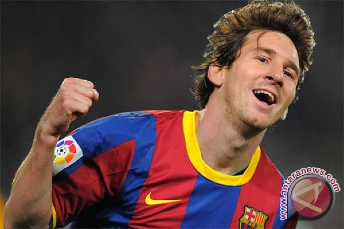 Messi cetak hatrik saat Barca menang 8-0 