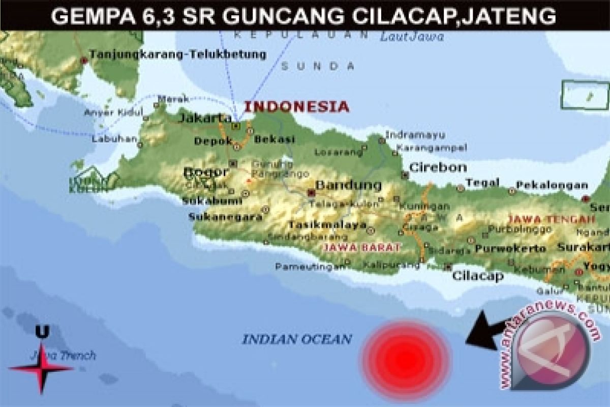 21 rumah rusak akibat gempa di Cilacap