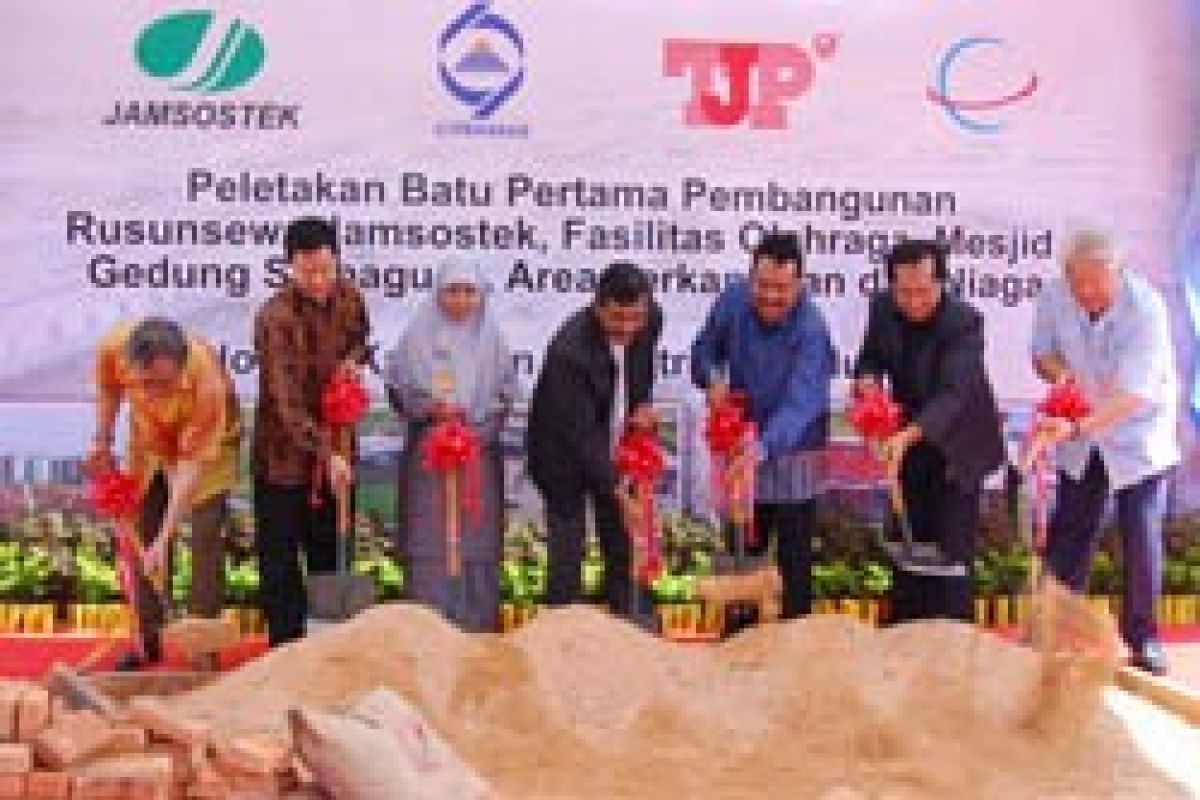 Jamsostek Bangun Tujuh Blok Kembar Rusun Sewa 
