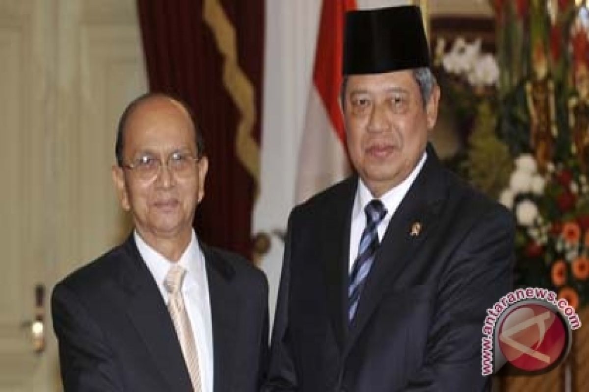 Presiden Yudhoyono Terima Thein Sein