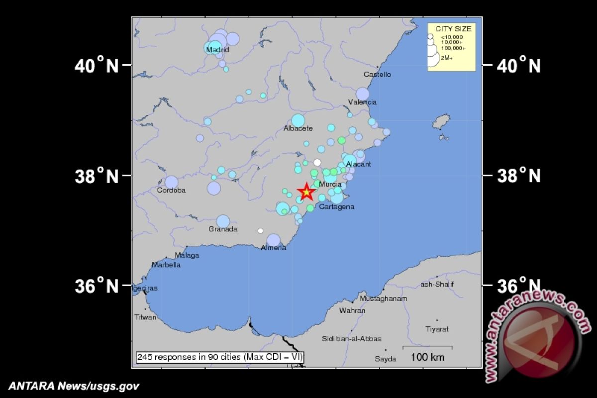 Earthquake rocks Spanish town killingsix people 