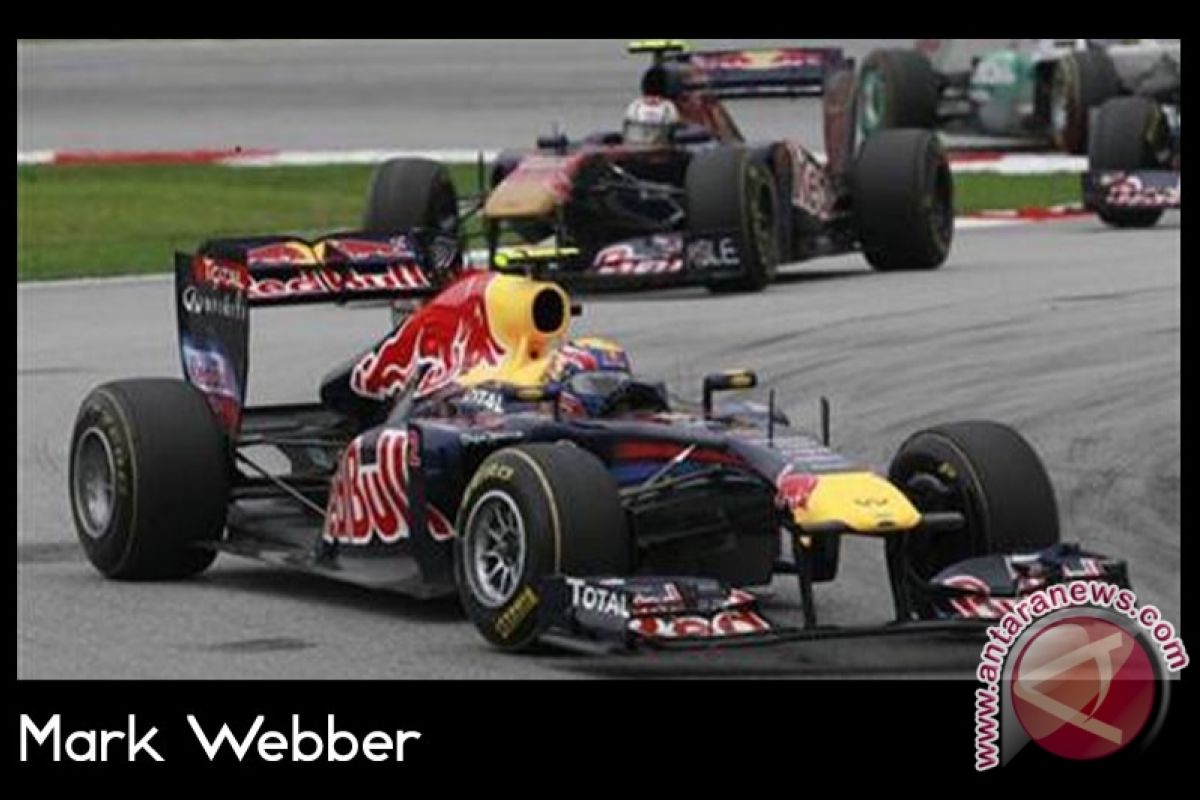 Mark Webber Raih Posisi Terdepan di GP Spanyol 
