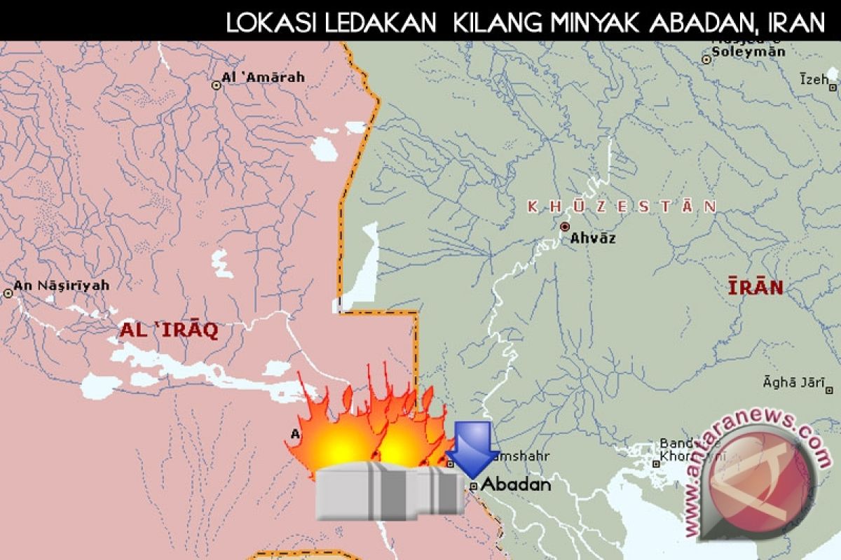 Ledakan di Kilang Minyak Iran Saat Ahmadinejad Berkunjung