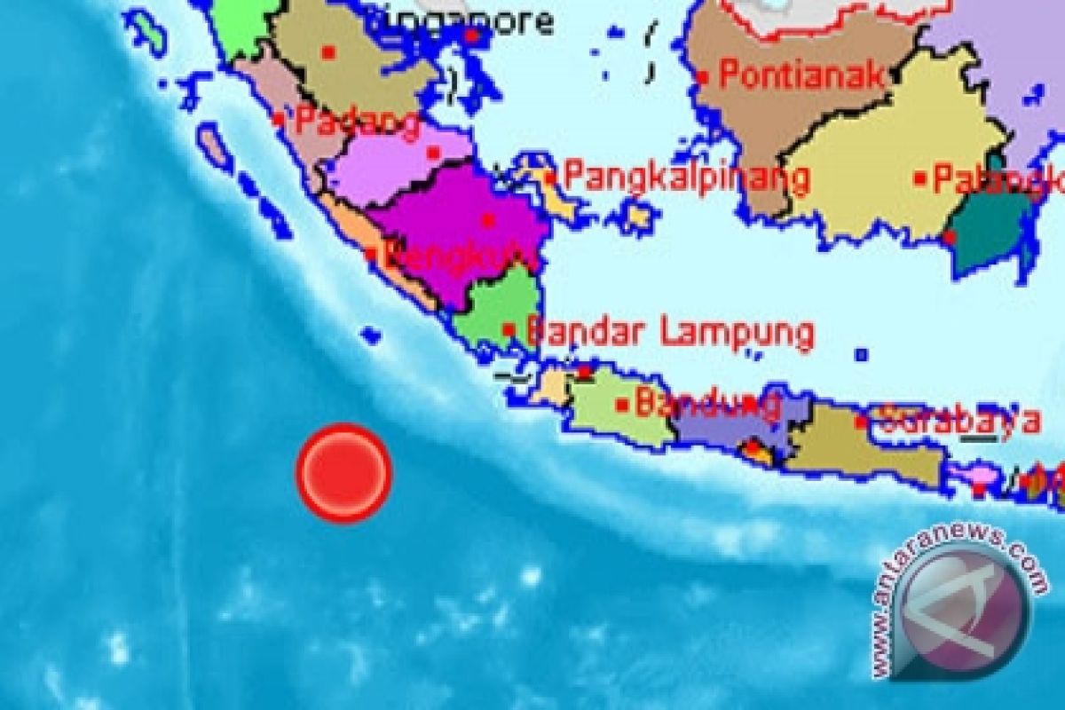 Gempa 5,5 SR guncang Padang 