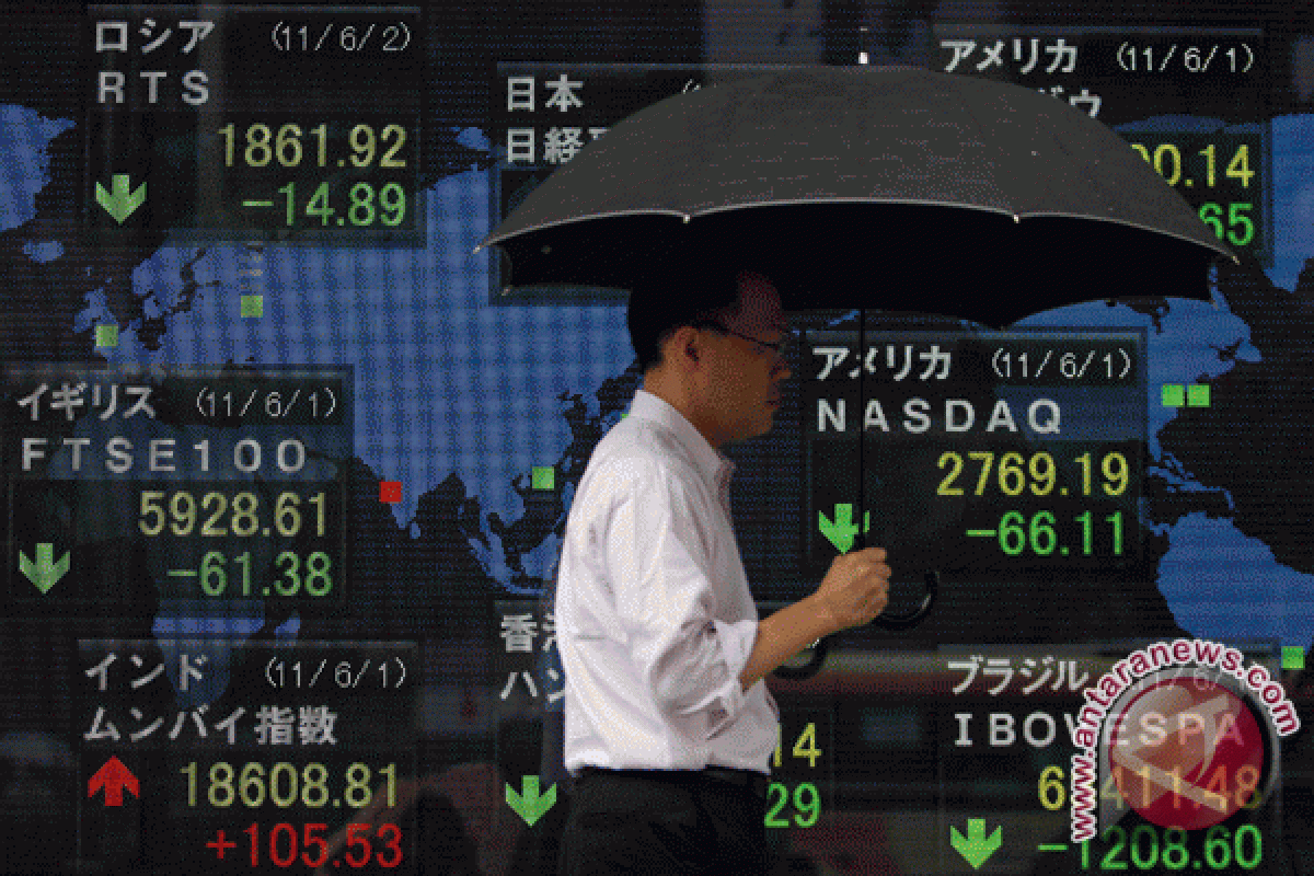 Saham Jepang turun kekhawatiran Omicron dan SoftBank