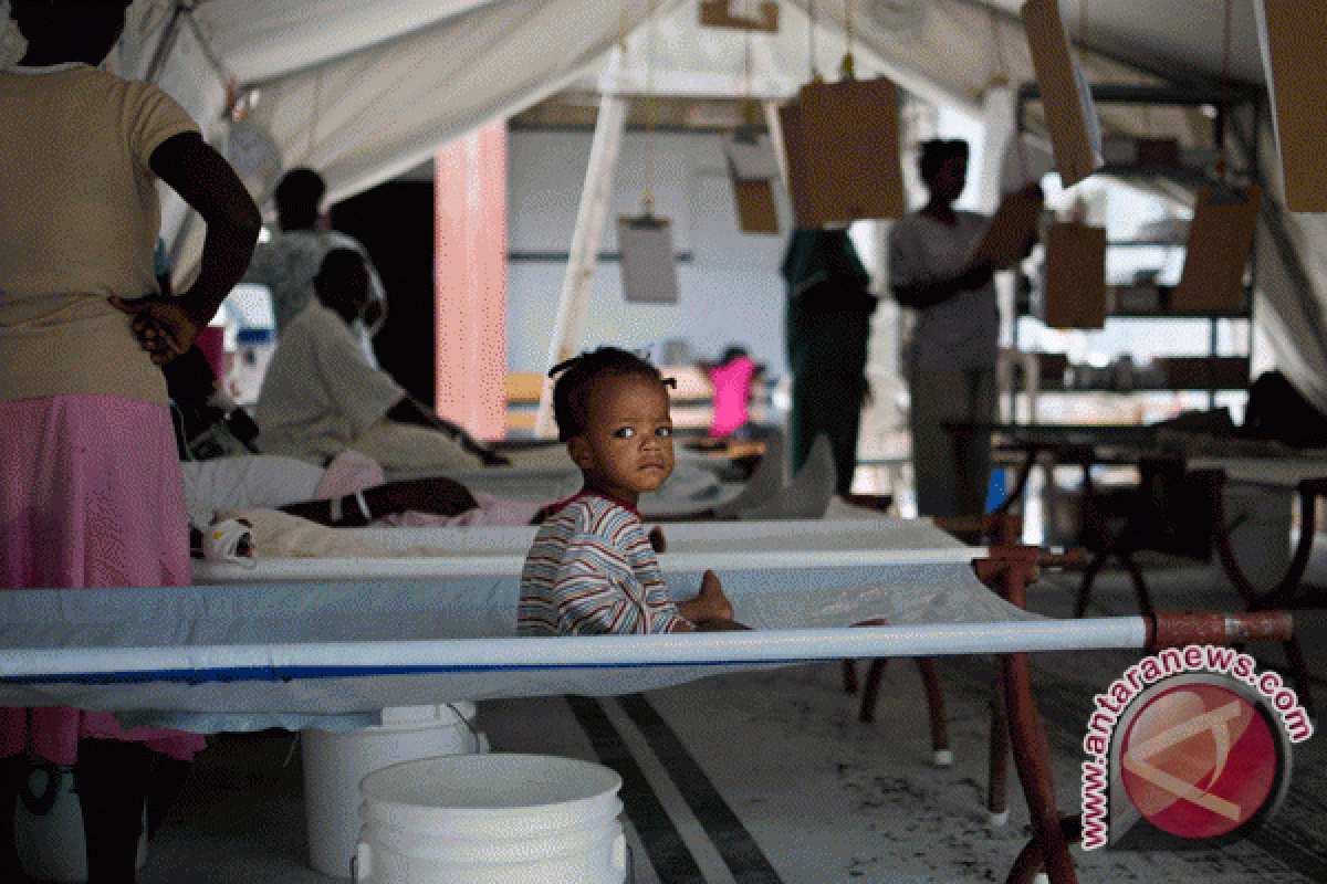 Studi UNICEF sebut 40 persen kasus kolera di Haiti dialami anak-anak
