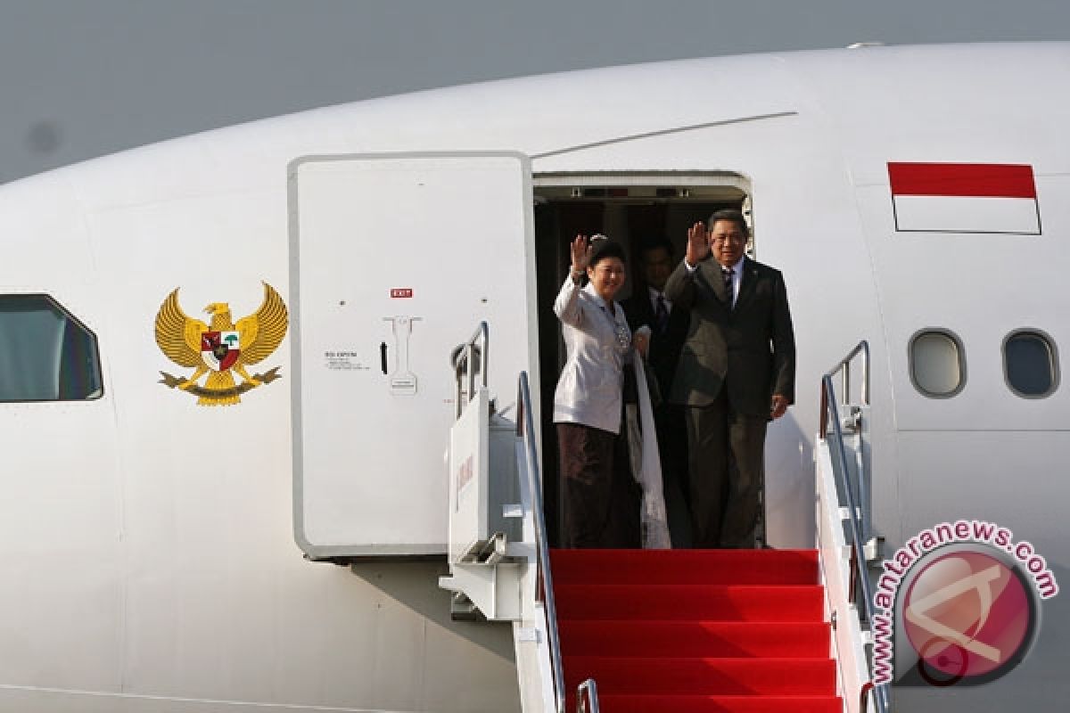 Presiden Bertolak dari Palembang Menuju Jakarta