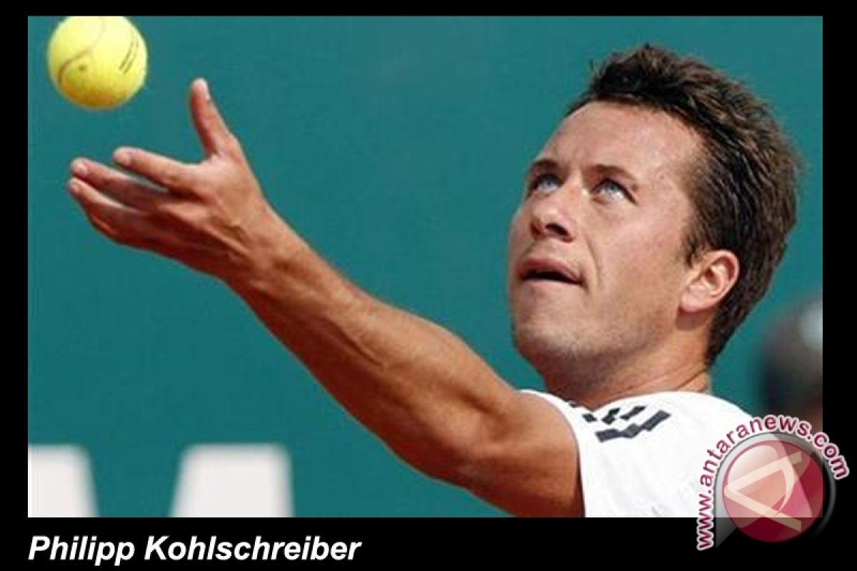 Kohlschreiber hentikan Cilic di Indian Wells