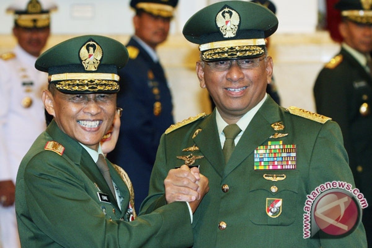 RI army chief George Toisutta hands over leadership to Pramono