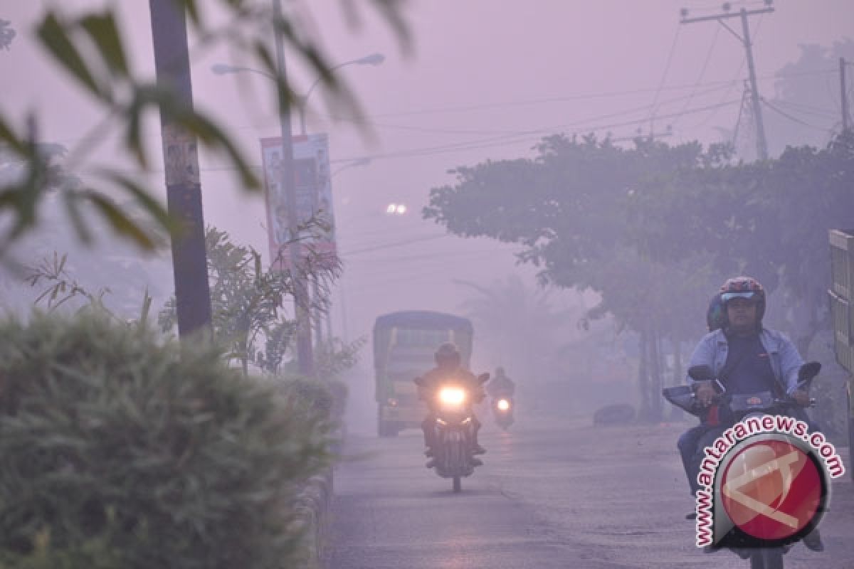 Kabut Asap  Riau Sampai ke Sumbar