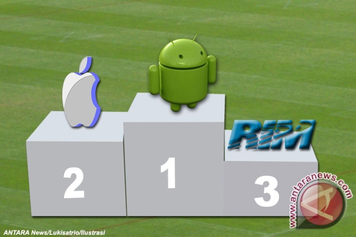 Android dan Apple Merajalela, RIM Tercecer