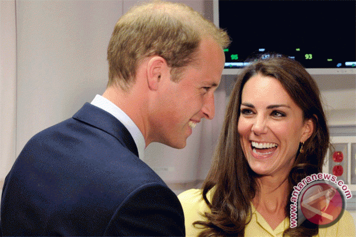 William dan Kate Tiba di AS