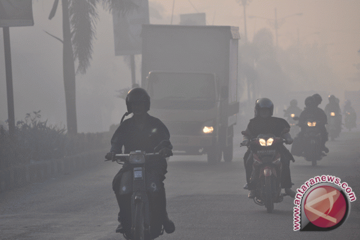 Kabut Asap, Ribuan Warga Dumai Terserang ISPA