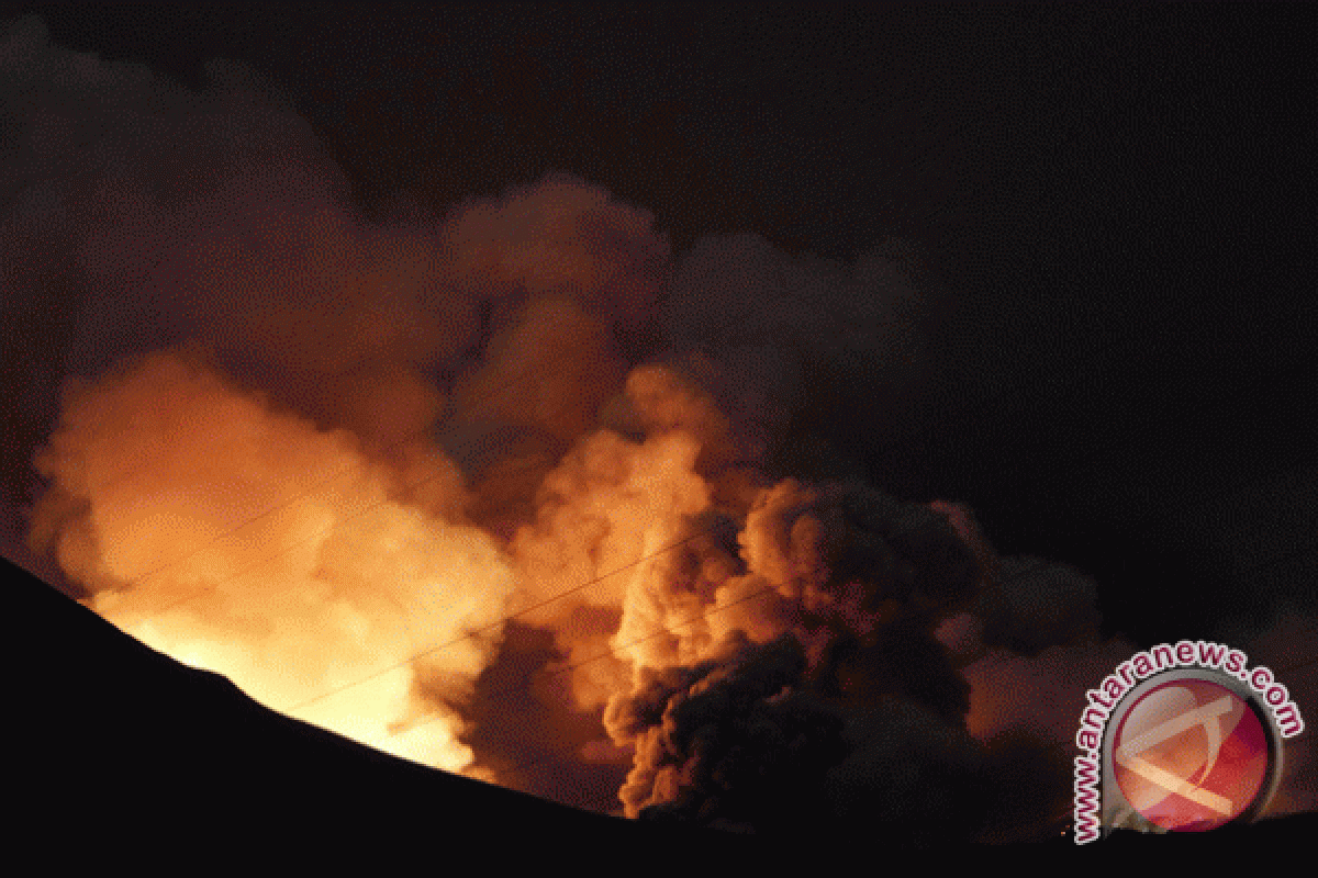 Gempa vulkanik gunung Lokon kembali meningkat