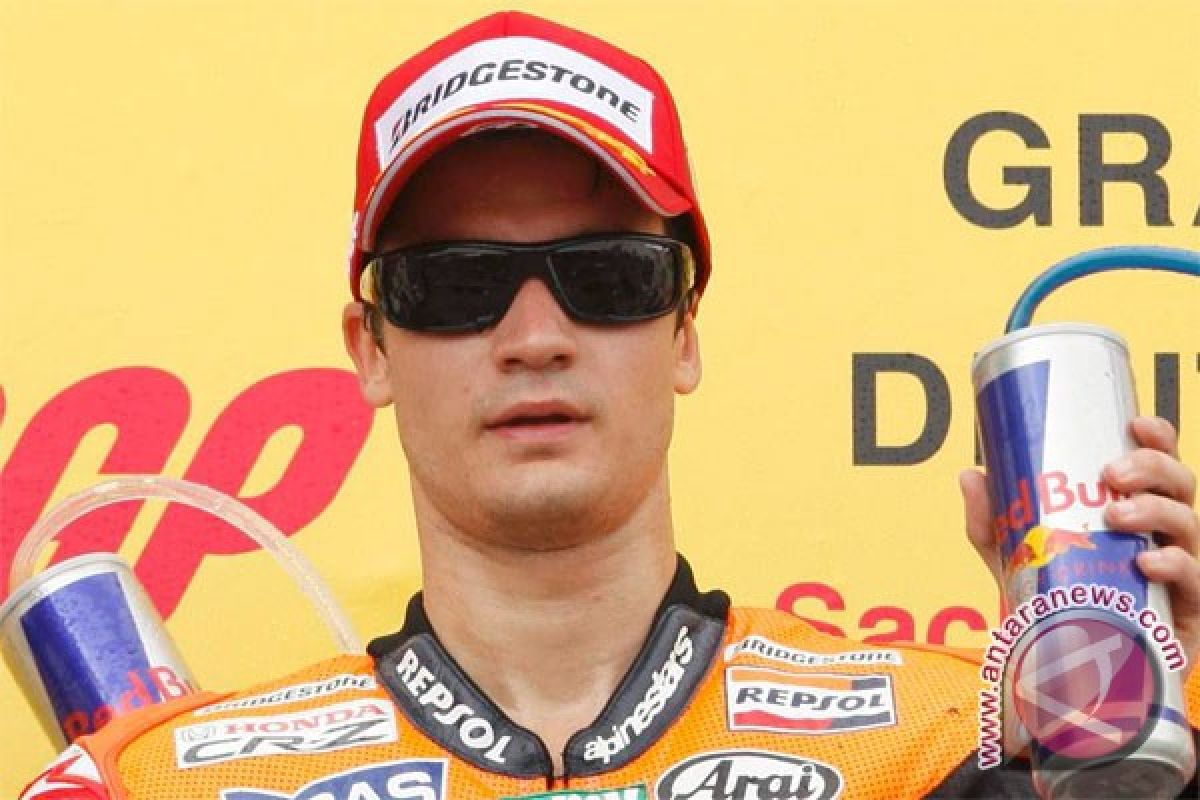 Pedrosa juara di Sepang, Marquez dan Rossi terlibat insiden